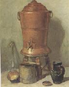Jean Baptiste Simeon Chardin The Copper Urn (mk05) oil on canvas